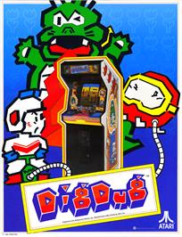 Advert for DIG DUG on the Microsoft Xbox Live Arcade.