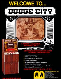 Advert for Dodge City on the Arcade.