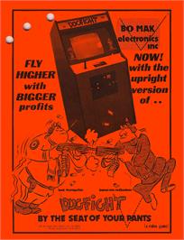Advert for Dog Fight on the Arcade.