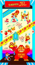 Advert for Donkey Kong Jr. on the Nintendo Famicom Disk System.