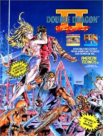 Advert for Double Dragon II - The Revenge on the Arcade.