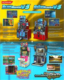 Advert for DrumMania 3rd Mix on the Arcade.
