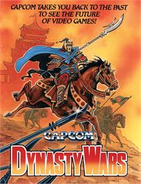 Advert for Dynasty Wars on the Commodore 64.