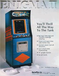 Advert for Enigma II on the Arcade.