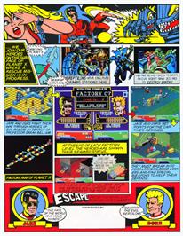 Advert for Escape from the Planet of the Robot Monsters on the Arcade.