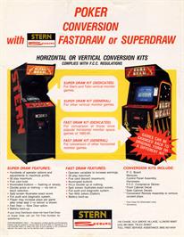 Advert for Fast Draw on the Arcade.