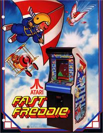 Advert for Fast Freddie on the Arcade.
