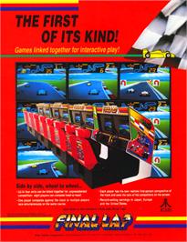 Advert for Final Lap on the Arcade.