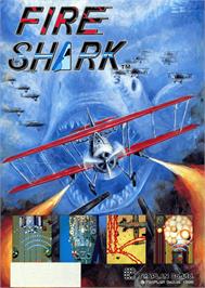 Advert for Fire Shark on the Arcade.