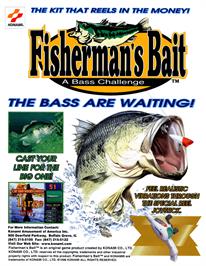 Advert for Fisherman's Bait - A Bass Challenge on the Arcade.