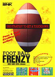 Advert for Football Frenzy on the Arcade.