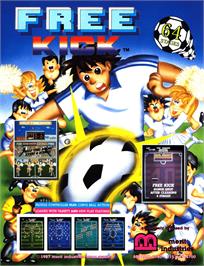 Advert for Free Kick on the Arcade.