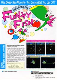 Advert for Funky Fish on the Atari 2600.