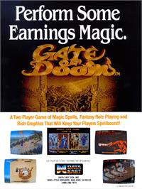 Advert for Gate of Doom on the Arcade.