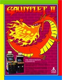 Advert for Gauntlet II on the Arcade.