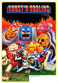 Advert for Ghosts'n Goblins on the Commodore Amiga.