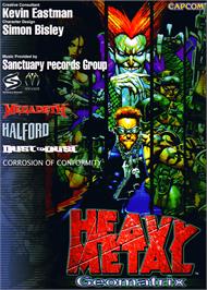 Advert for Heavy Metal Geomatrix on the Arcade.
