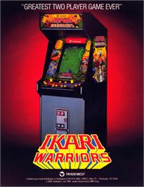 Advert for Ikari Warriors on the Arcade.