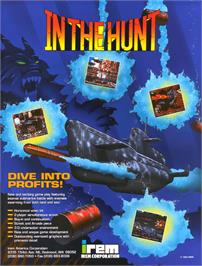 Advert for In The Hunt on the Arcade.