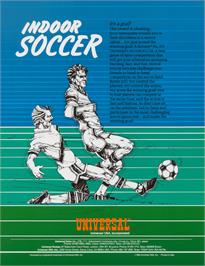 Advert for Indoor Soccer on the Amstrad CPC.