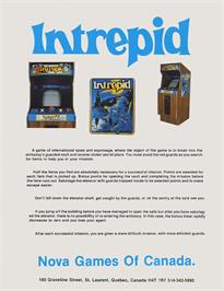 Advert for Intrepid on the Arcade.