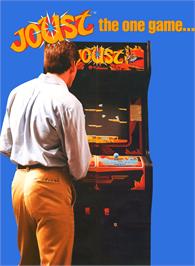 Advert for Joust on the Atari 8-bit.