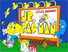 Advert for Jr. Pac-Man on the Arcade.