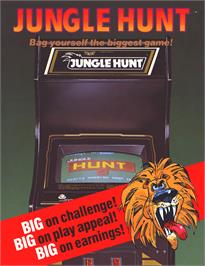 Advert for Jungle Hunt on the Commodore 64.