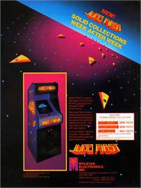Advert for Juno First on the Arcade.