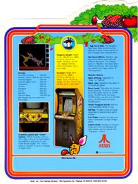 Advert for Kangaroo on the Atari 8-bit.