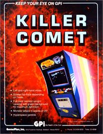 Advert for Killer Comet on the Arcade.