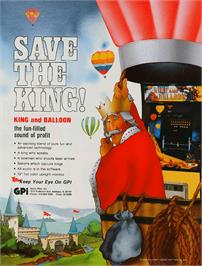 Advert for King & Balloon on the Arcade.