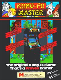 Advert for Kung-Fu Master on the Nintendo NES.