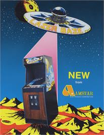 Advert for Laser Base on the Arcade.