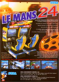 Advert for LeMans 24 on the Arcade.