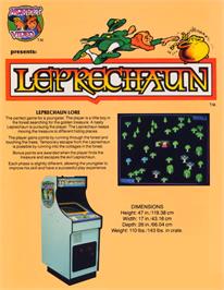 Advert for Leprechaun on the Arcade.
