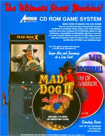 Advert for Mad Dog II: The Lost Gold on the Sega CD.