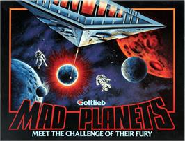 Advert for Mad Planets on the Arcade.