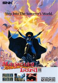 Advert for Magician Lord on the SNK Neo-Geo CD.