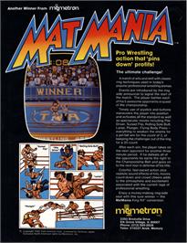 Advert for Mat Mania on the Arcade.