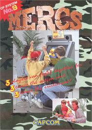 Advert for Mercs on the Commodore Amiga.