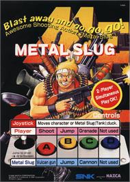 Advert for Metal Slug - Super Vehicle-001 on the Sony Playstation 2.