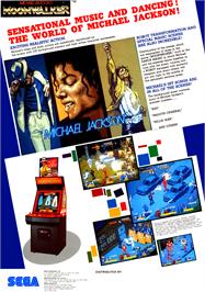 Advert for Michael Jackson's Moonwalker on the Sega Master System.