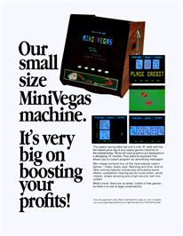 Advert for Mini Vegas 4in1 on the Arcade.