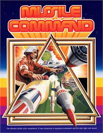 Advert for Missile Command on the Atari 8-bit.