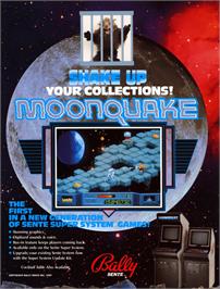 Advert for Moonquake on the Arcade.