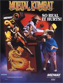 Advert for Mortal Kombat on the Commodore Amiga.