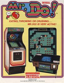 Advert for Mr. Do! on the Arcade.