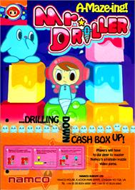 Advert for Mr. Driller on the Arcade.