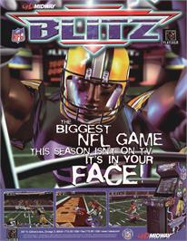 Advert for NFL Blitz on the Sony Playstation.